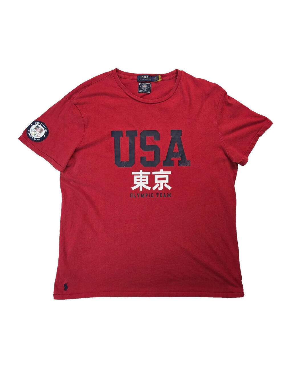 Polo Ralph Lauren Team USA 2020 Summer Olympics Red T Shirt Mens XL